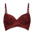 Lara Padded Underwired Bra, Red