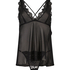 Babydoll Chiffon Lace, Black