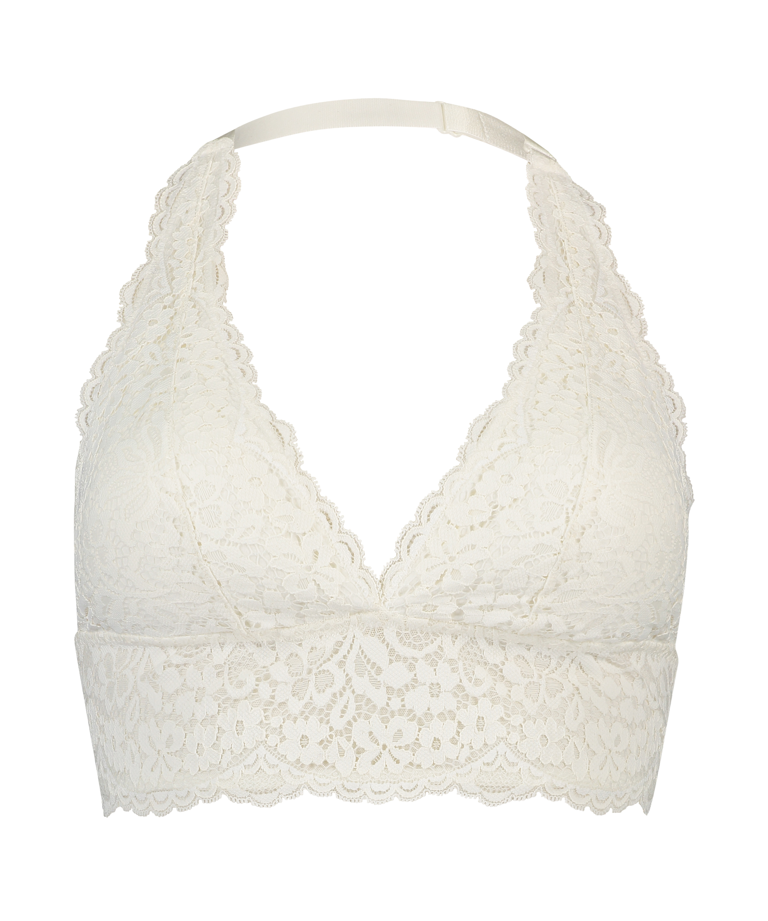 Rose Bralette, White, main
