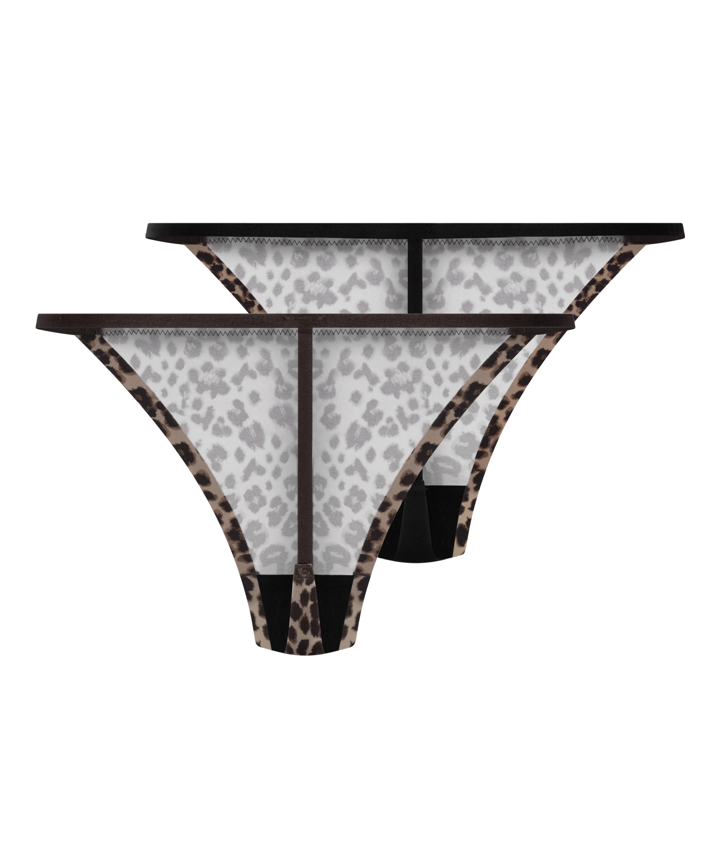 2-Pack Micro Leopard String, Black, main