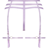 Tara high-cut thong, Purple
