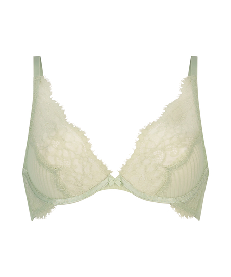 Bliss non-padded underwired bra, Green