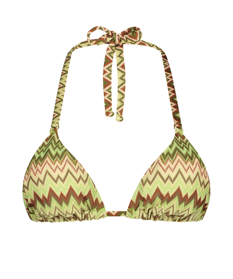Alcapulco Triangle Bikini Top, Green