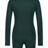 Brushed Short Onesie, Green