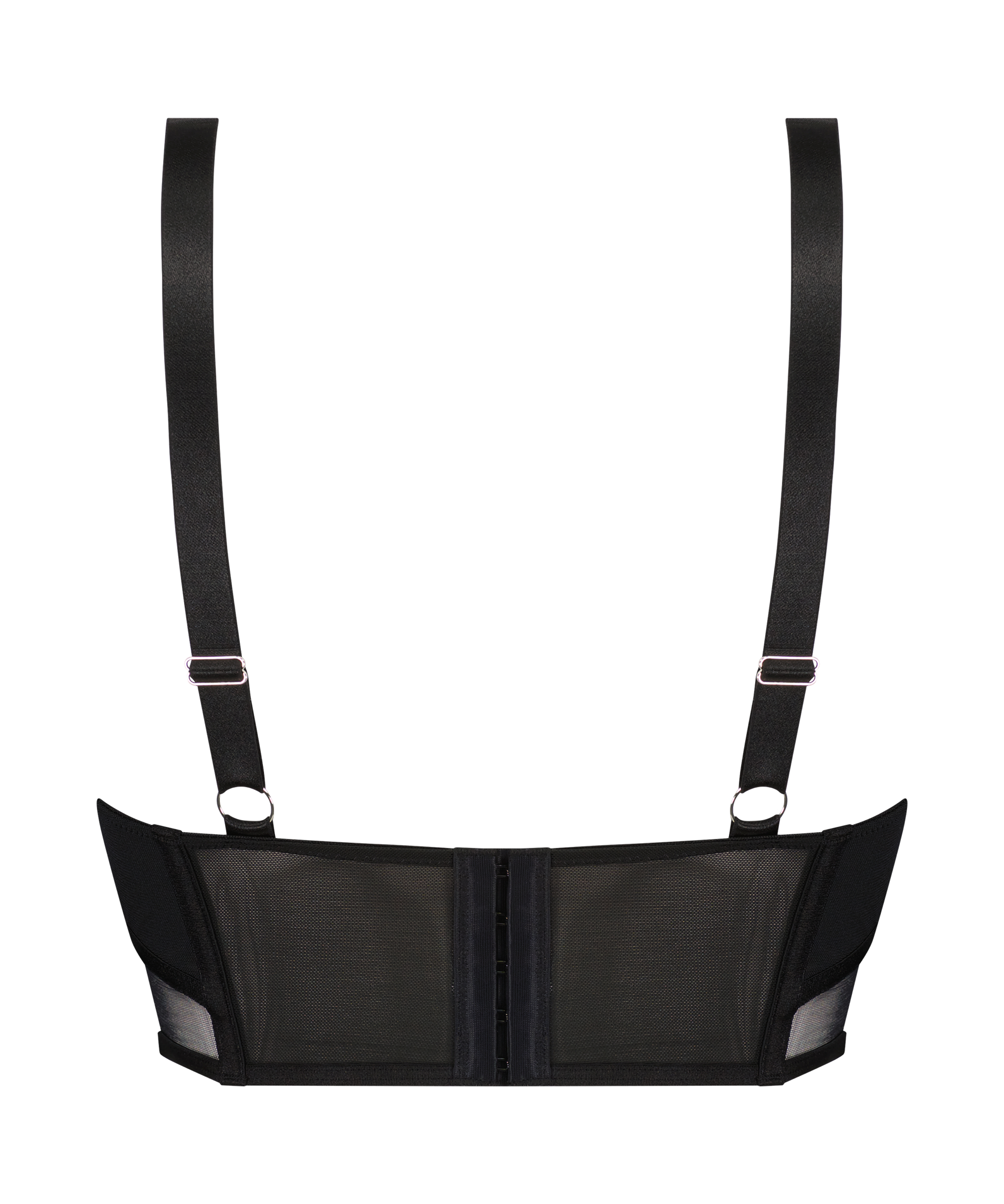 Love Me Mesh Corset Top, Black, main