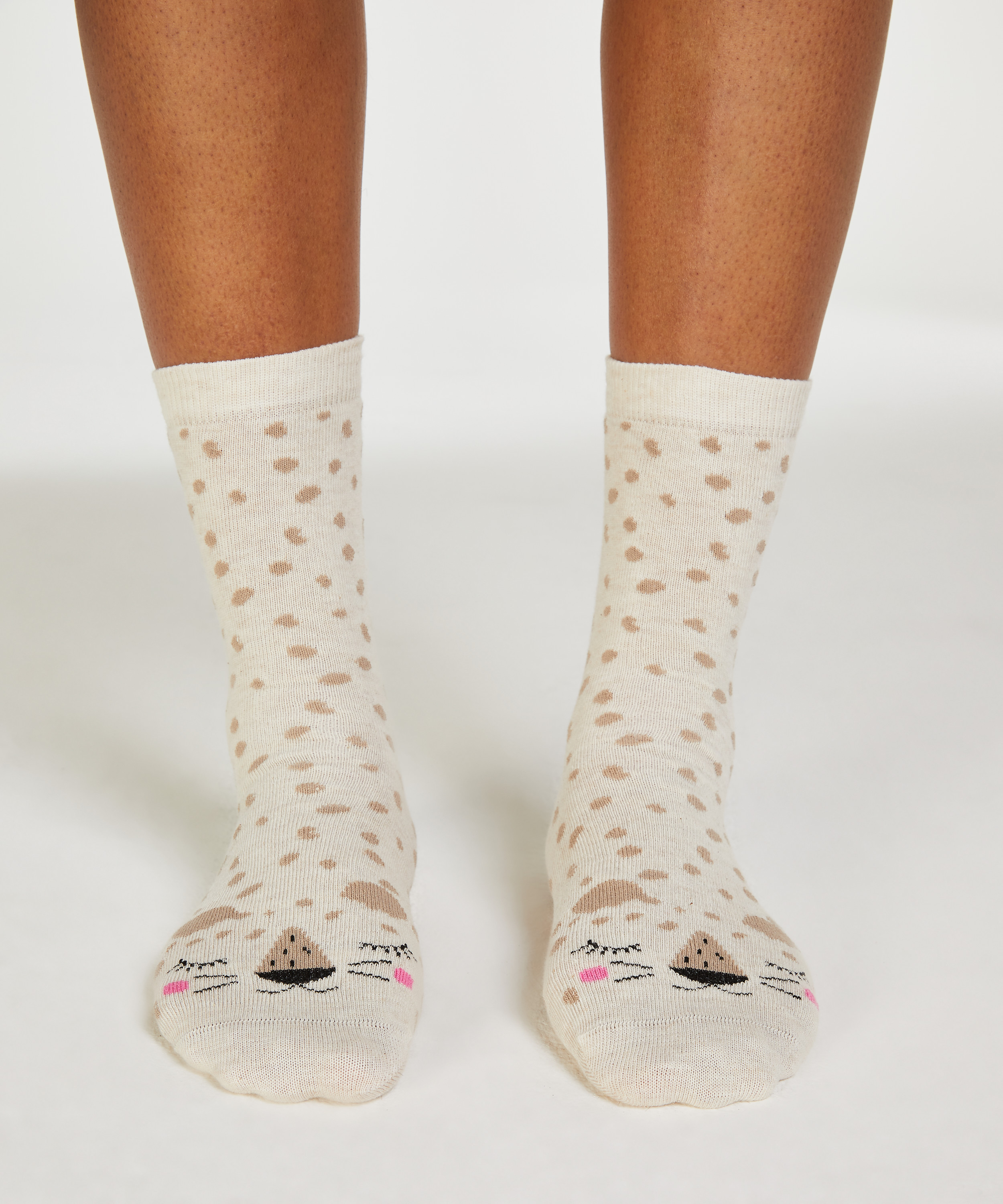 2 Pairs Of Socks, White, main