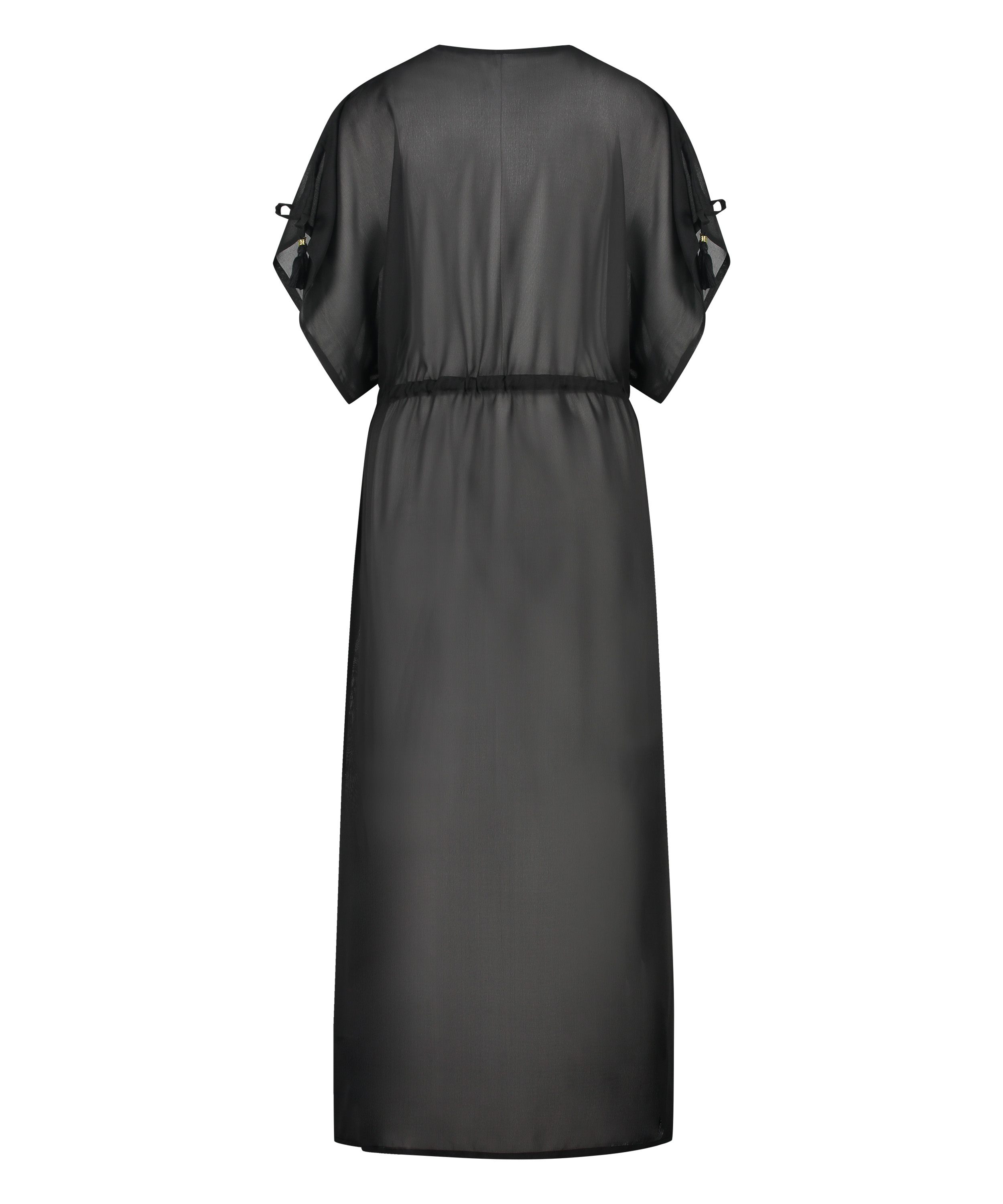 Sheer Kimono, Black, main