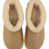Faux Suede Slippers, Beige