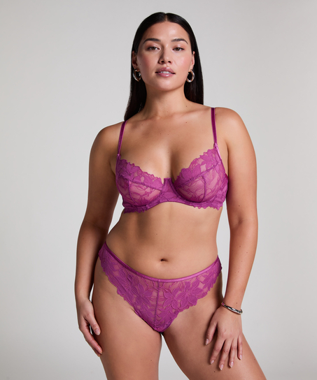 Ingrid Non-Padded Underwired Bra, Purple