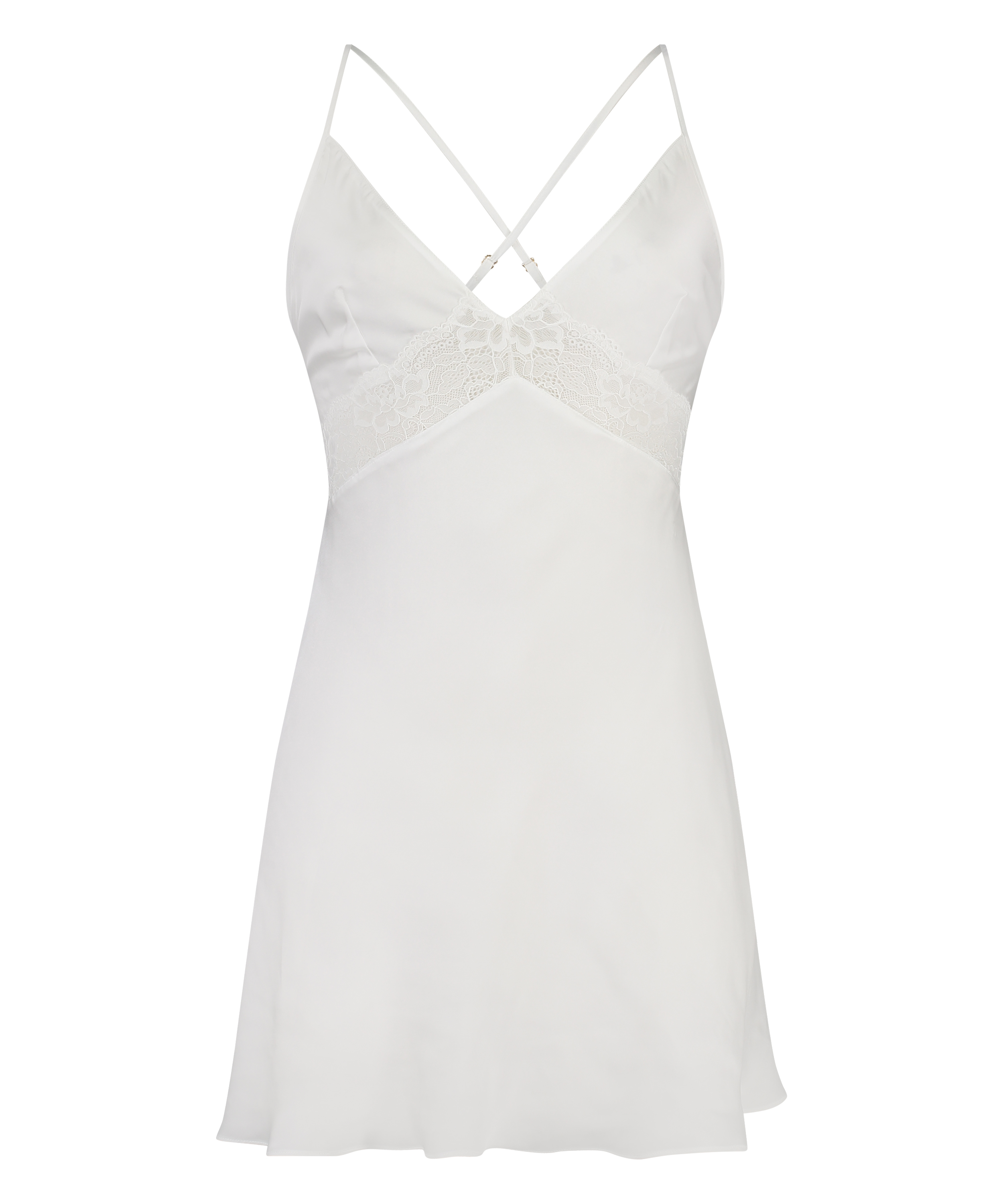 Nina Slip Dress, White, main