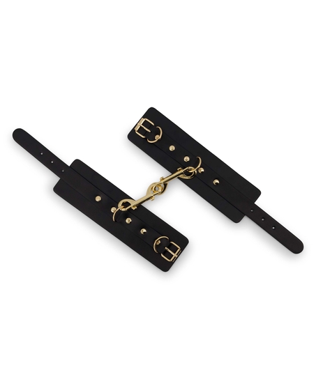 Metal Studs Wrist Cuffs, Black