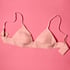 Smooth Triangle Bralette, Pink
