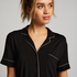 Essential Jersey Short-Sleeved Jacket, Black