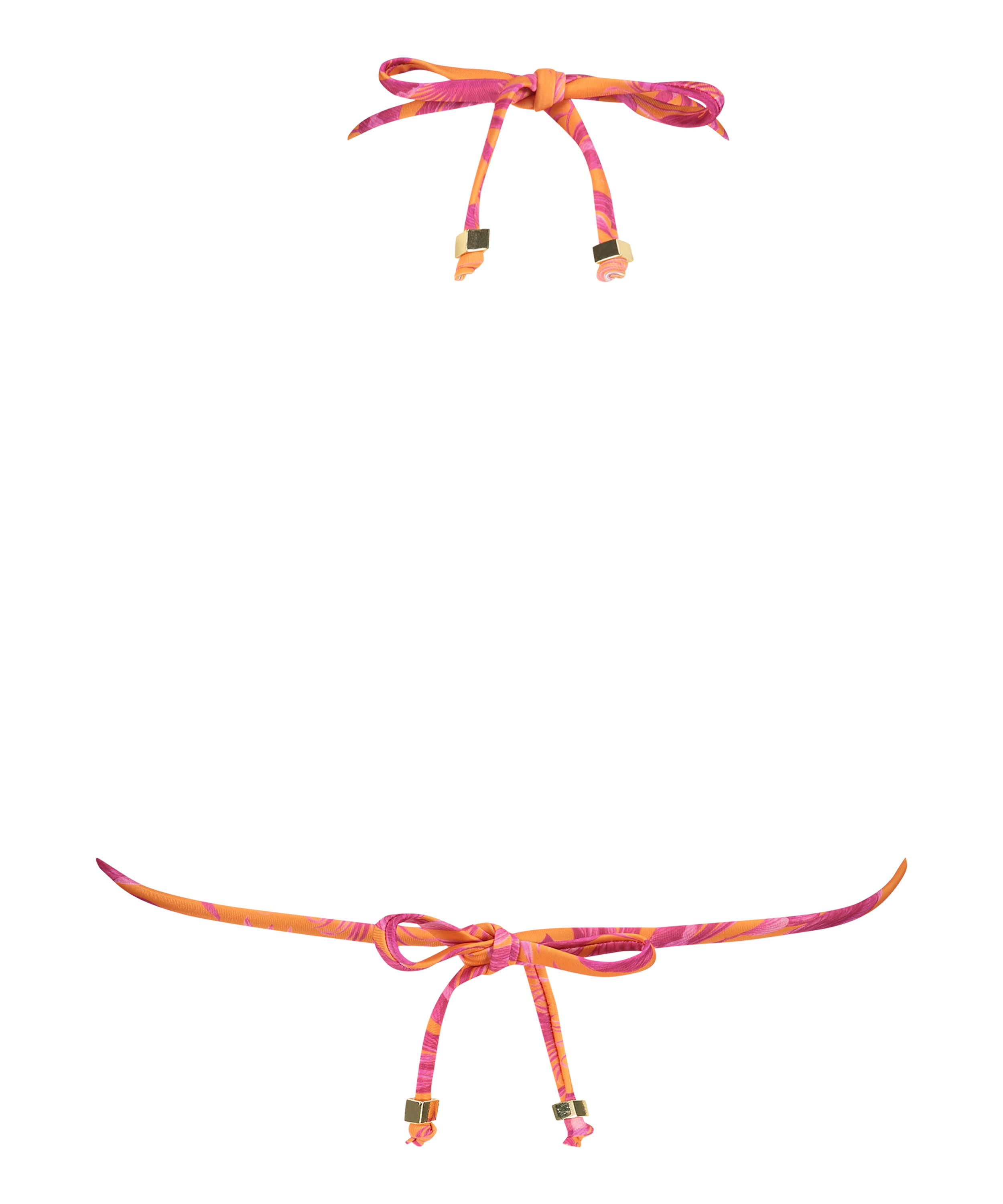 Tulum Triangle Bikini Top, Pink, main