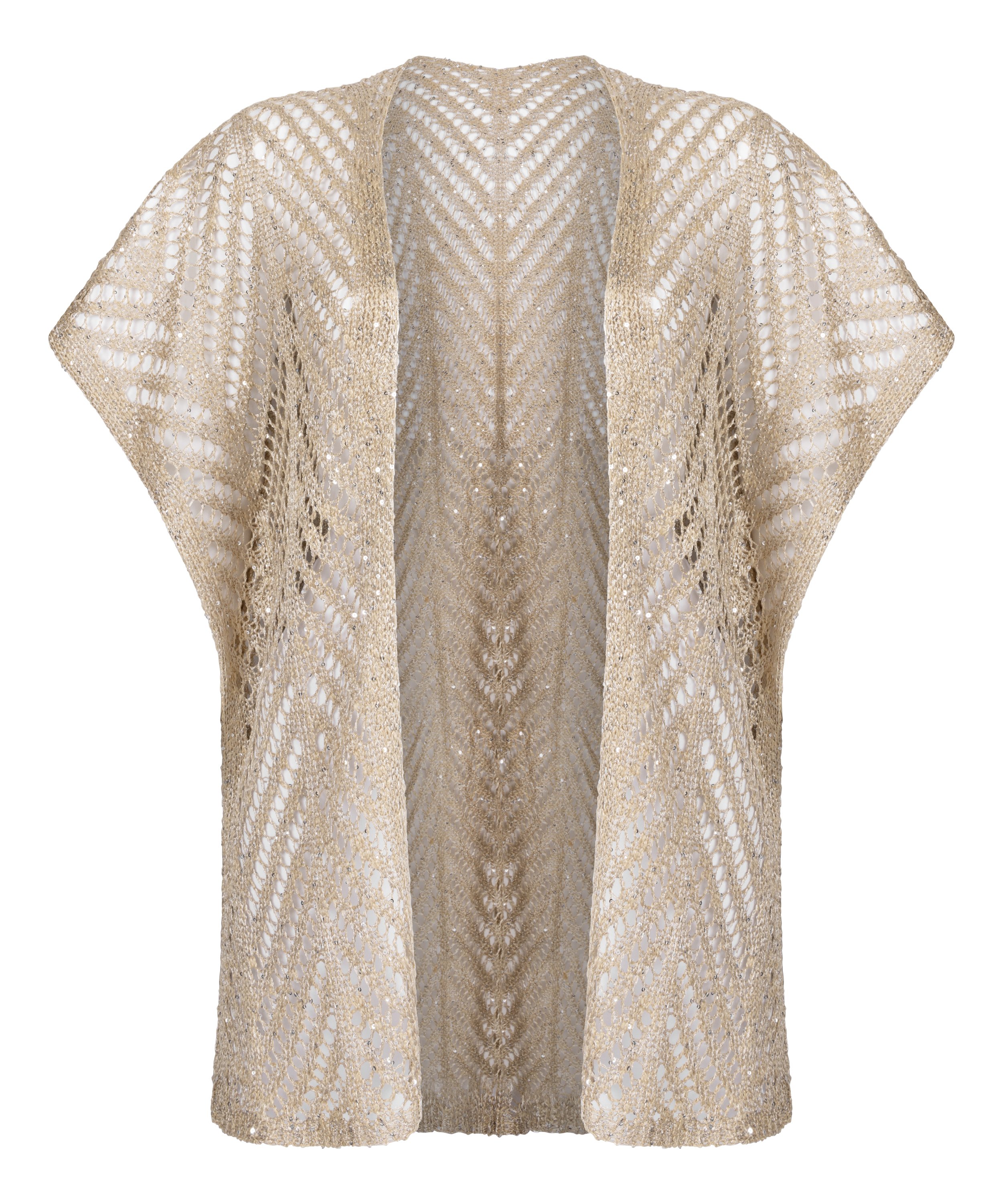 Beach Sequin Kaftan, Beige, main