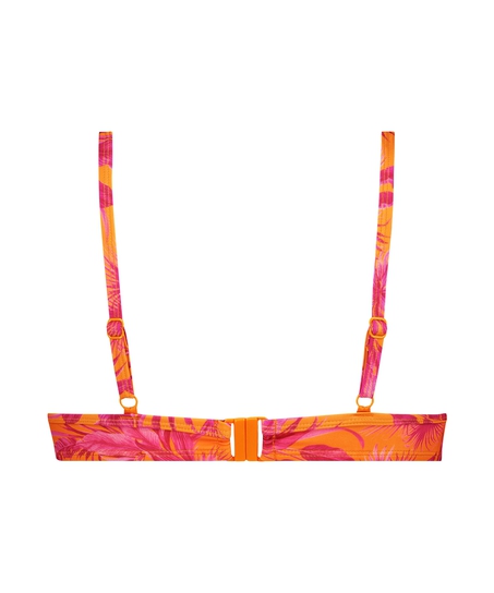 Tulum Padded Underwired Bikini Top, Pink