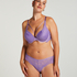 Isabella Padded Push-Up Underwired Bra, Purple
