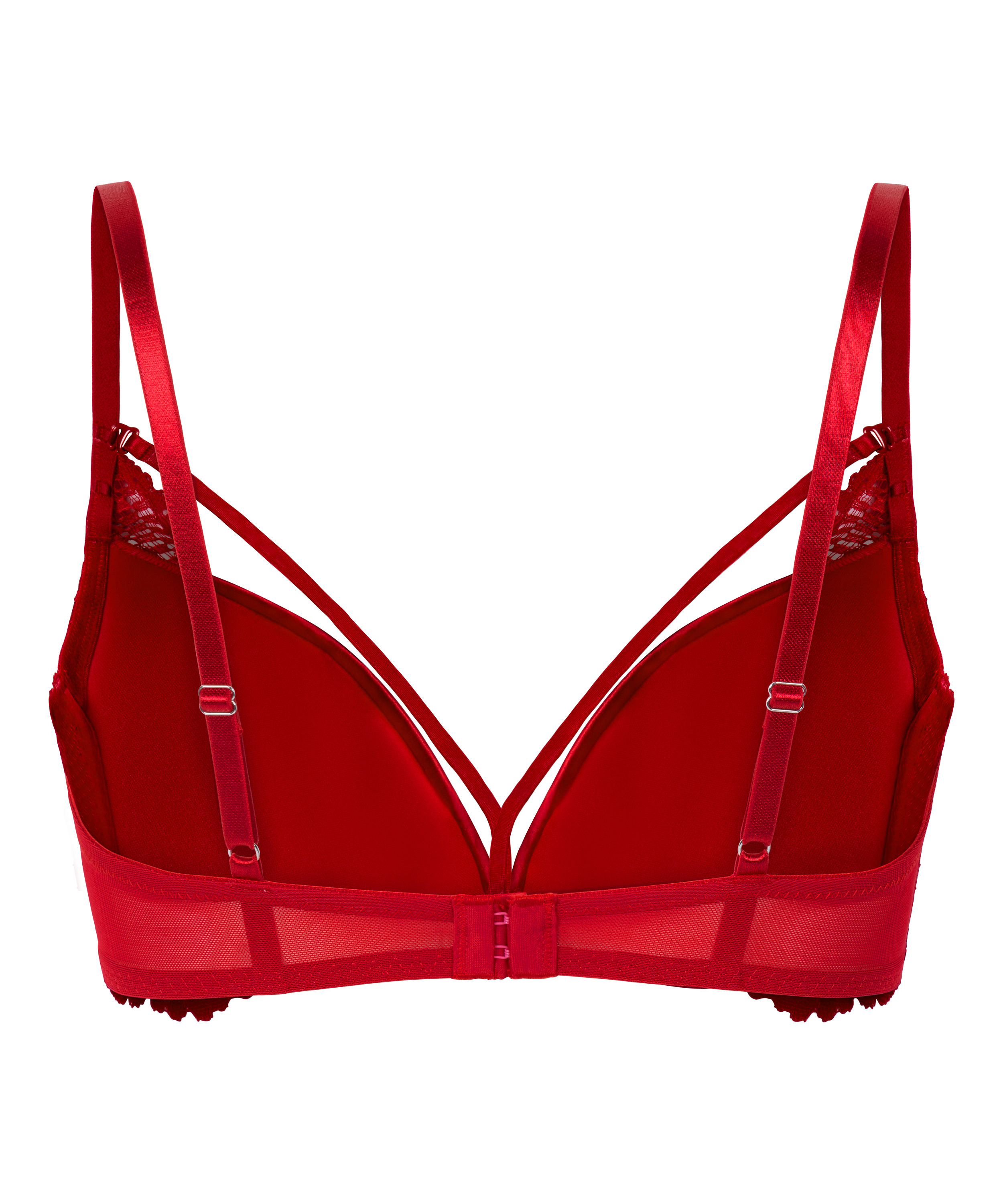 Whitney Padded Underwired Maximizer Bra, Red, main