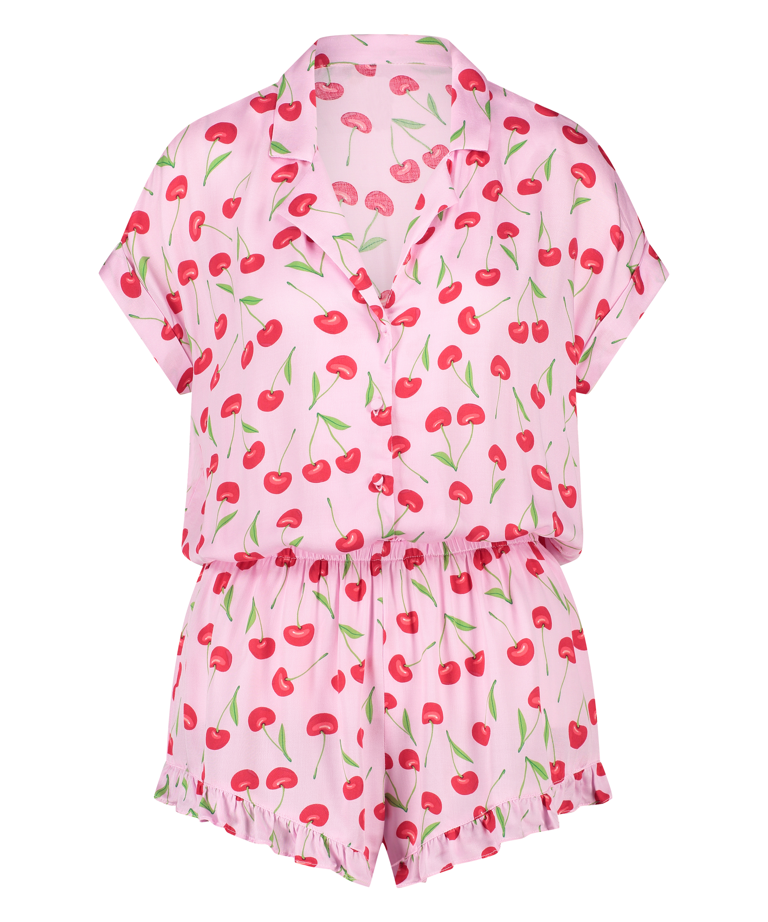Teddy Cherry Onesie, Pink, main