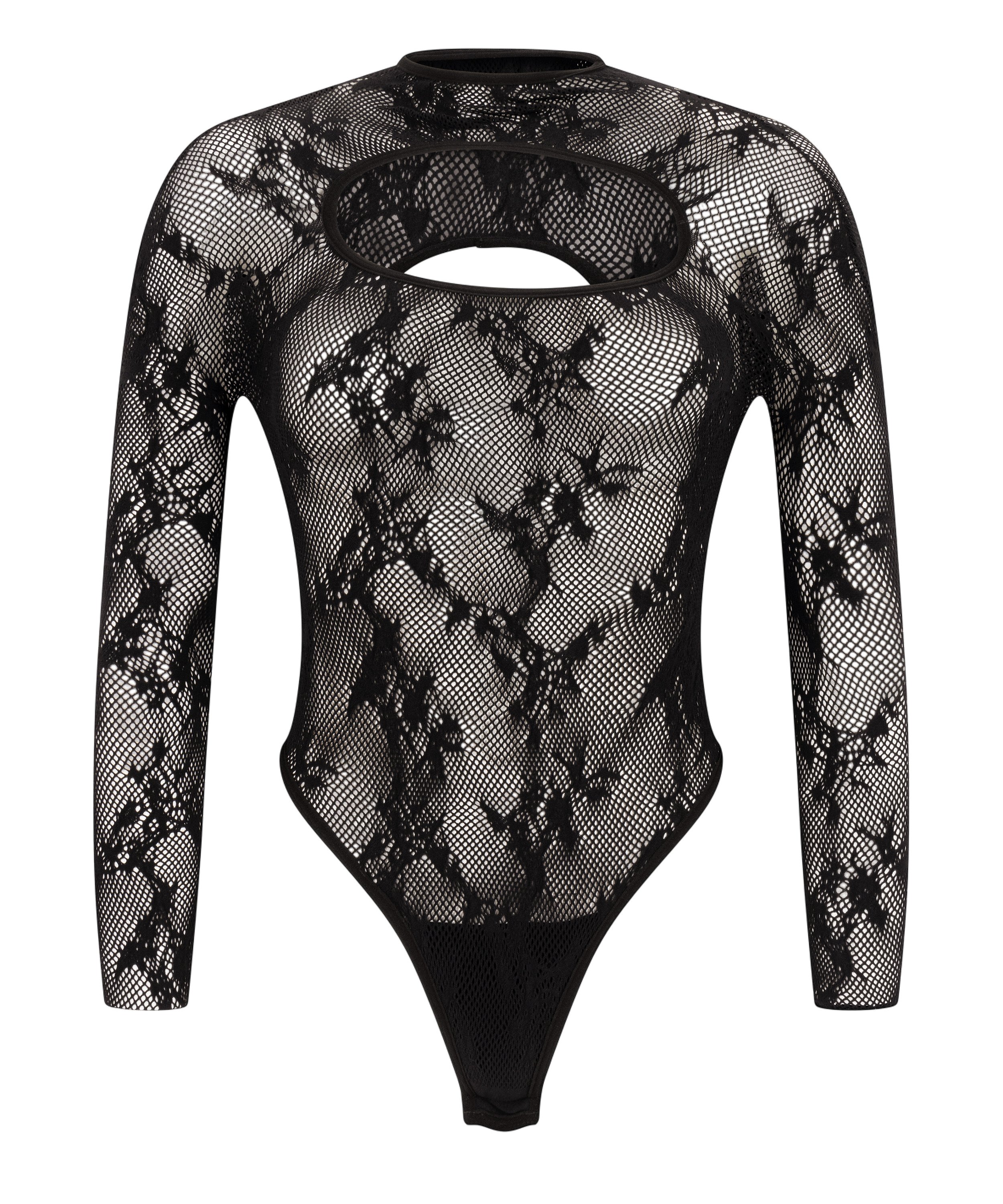 Lace Body, Black, main