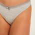 Cotton thong, Grey