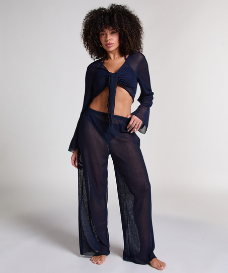 Beach Knit Top, Blue