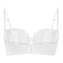 Tiah Non-Padded Underwired Longline Bra, White