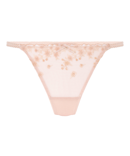 Chloe Highleg String, Pink
