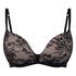Lea Lace Padded Non-Wired Bra, Black