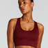 HKMX Seamless Sports Bra, Red