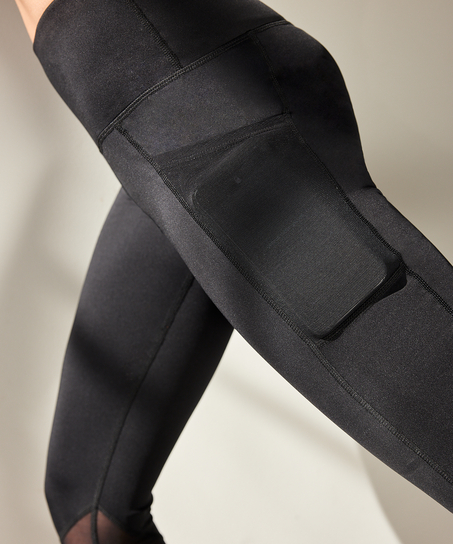 HKMX Oh My Squat High Waisted Leggings, Black