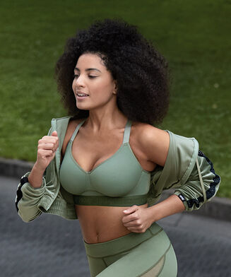 HKMX The All Star sports bra Level 2, Green