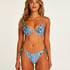 Hvar high cheeky bikini bottoms, Blue