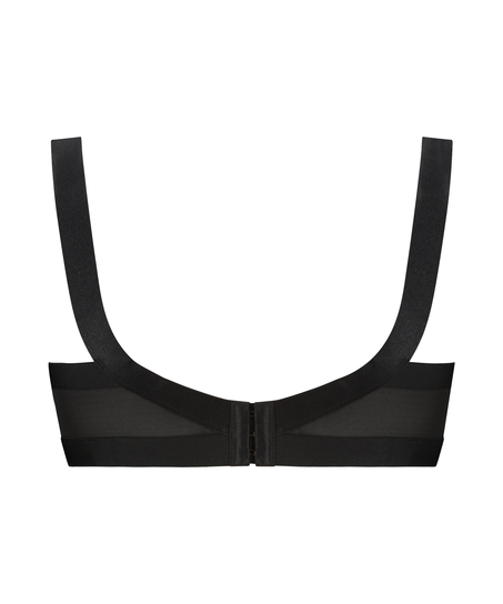 Donna Non-Padded Underwired Bra Sparkle, Black