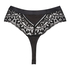 Niany High Waisted Thong, Black