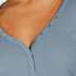 Long-Sleeved Pyjama Top, Blue