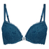 Maya Padded Underwired Maximizer Bra, Blue