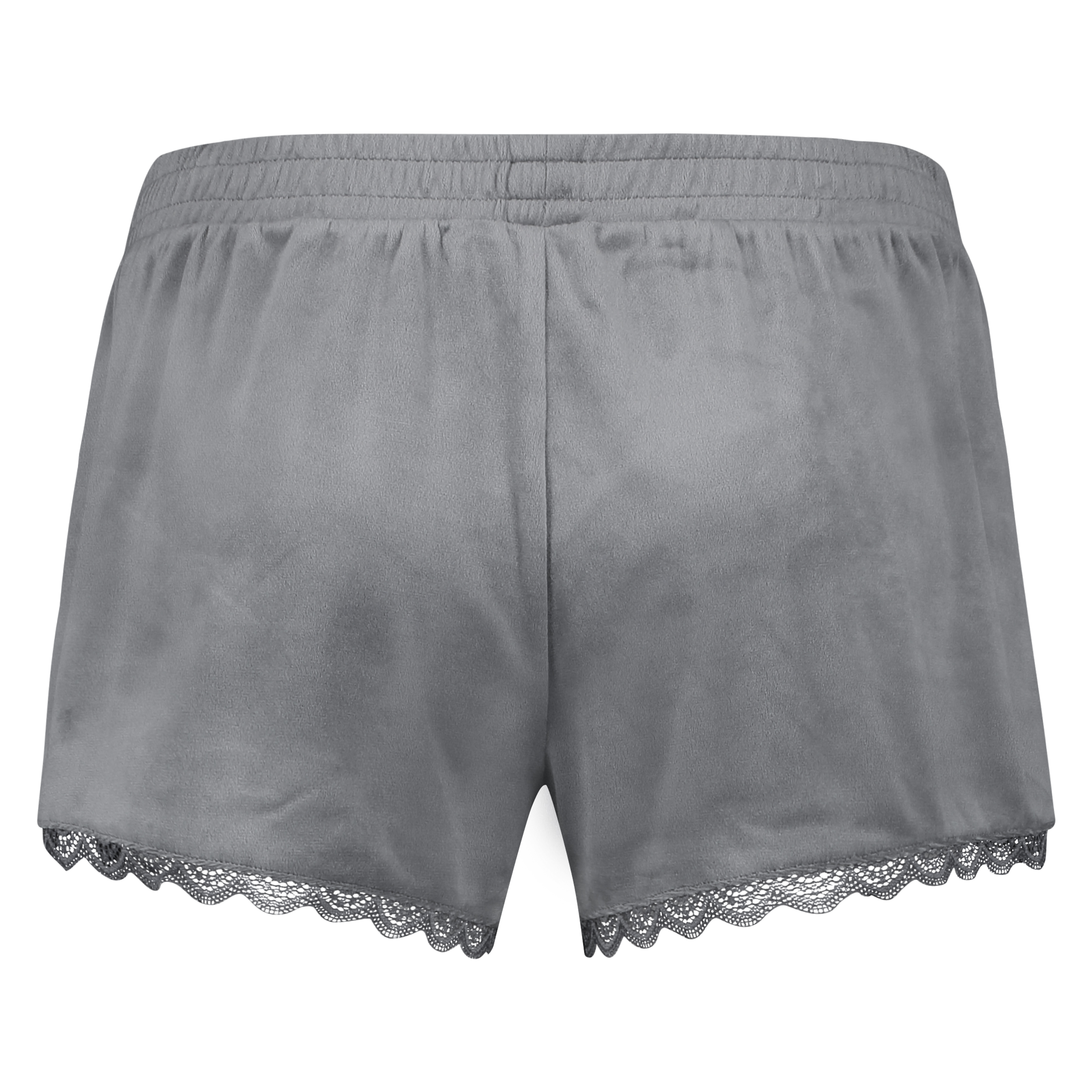 Velvet Lace Shorts, Grey, main