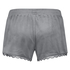 Velvet Lace Shorts, Grey
