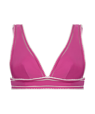 Maya triangle bikini top, Pink
