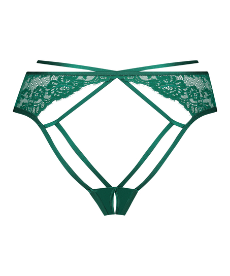 Iggy Open Crotch Brazilian, Green