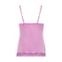 Velours Lace Cami Top, Pink