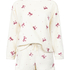 Pyjamaset Fleece, White