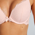 Teddy Padded Underwired Push-Up Bra, Pink