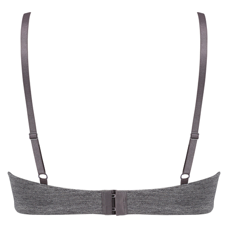 Padded non-wired bra Rebecca, Grey