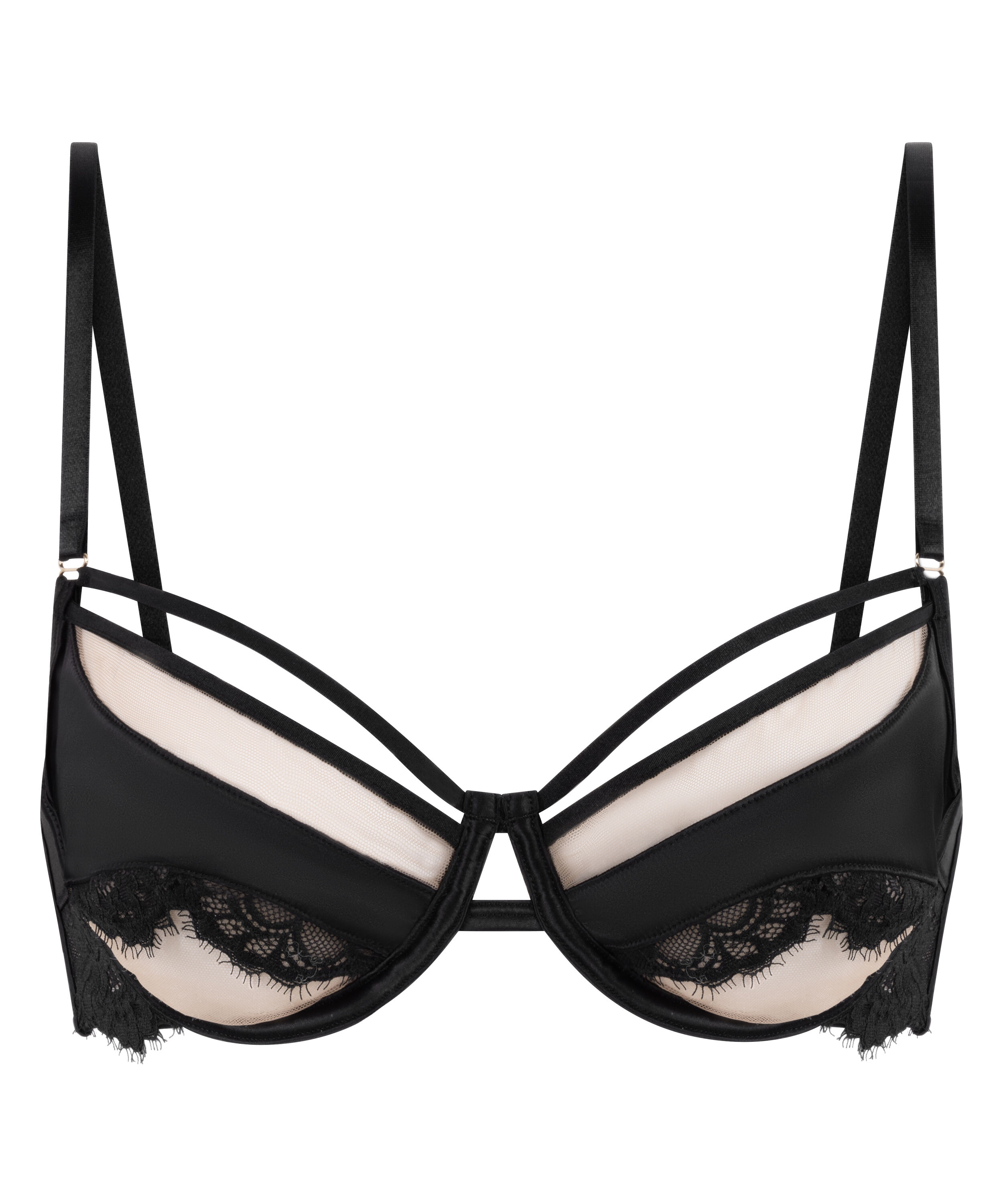 Nisha Non-Padded Underwired Bra, Black