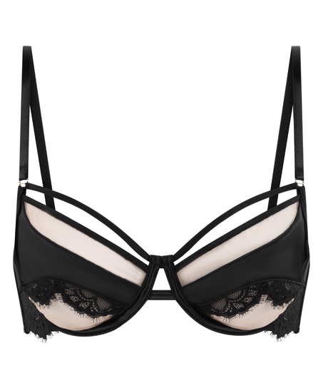 Nisha Non-Padded Underwired Bra, Black