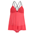 Naomi Heartflock Cami Set, Red