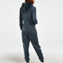 Velvet onesie, Blue