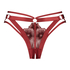 Oxana Open Crotch Brazilian, Red